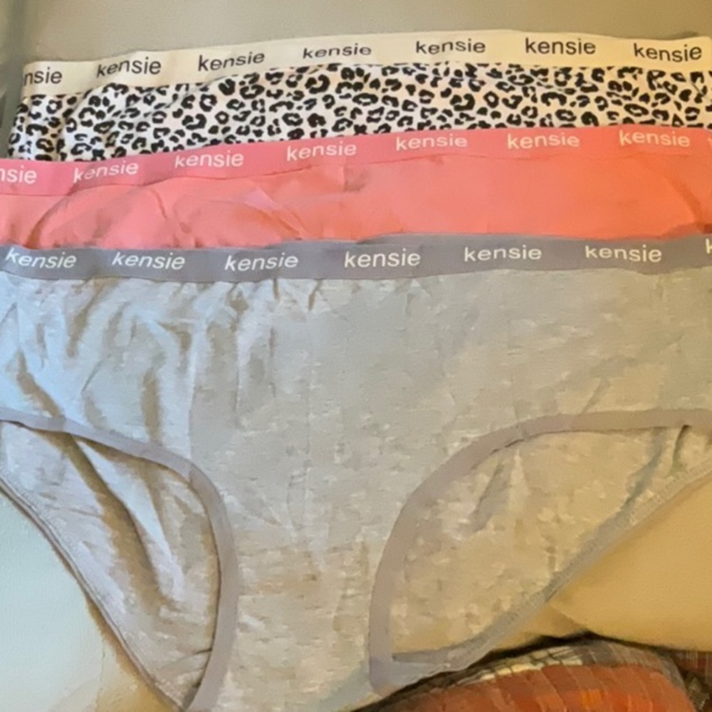 XL JR women L 3 PAIR NWOT kensie panties panty